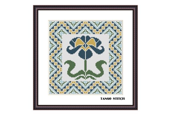 Art Nouveau Iris Cross Stitch Review