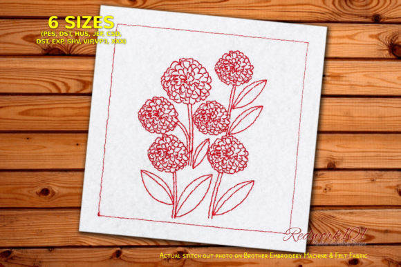 Daisy Zinnia Flowers: A Spring Embroidery Review
