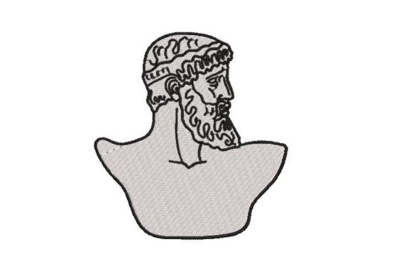 Greek Statue of a Man: Embroidery Review