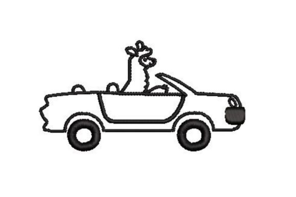 Llama Driving Convertible: A Joyful Embroidery Review