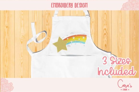 Rainbow Star: A Whimsical Embroidery Gem for Handmade Gifts