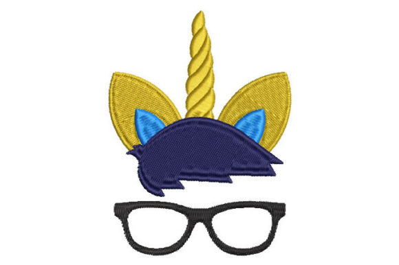 Review: Unicorn Face with Glasses Embroidery Design