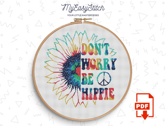 Reviewing Don t Worry Cross Stitch Pattern for Merch