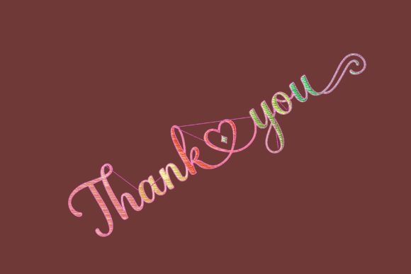Reviewing Thank You Lettering for Holiday Gifts