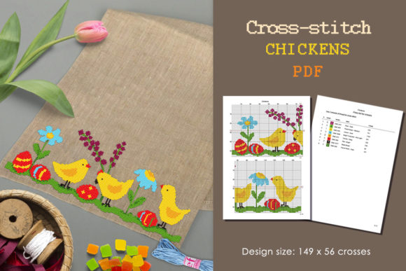 Reviewing the Cross Stitch Pattern Chickens for Real Projects